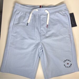 NWT Tommy Hilfiger Boys Light Blue Sweat Shorts Size M (10/12)